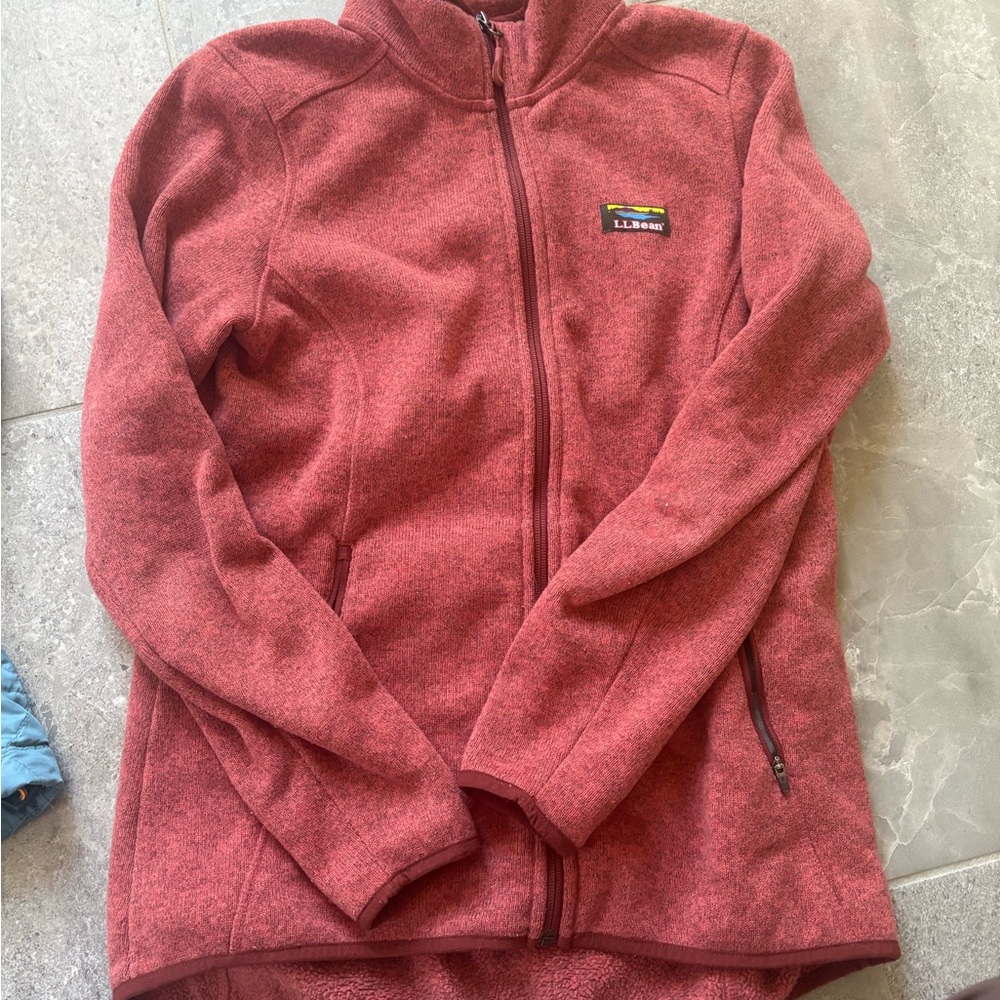 L.L. Bean Women's Red Knit Pullover